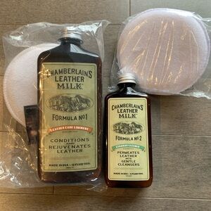 New Chamberlain's Leather Milk Complete Care Kit (Formulas No. 1 & 2)